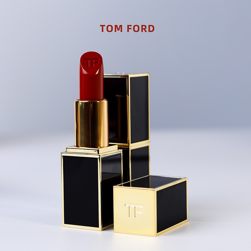 Son môi trang điểm Tom Ford vỏ màu đen sang trọng mẫu 15/ 16 tùy chọn
