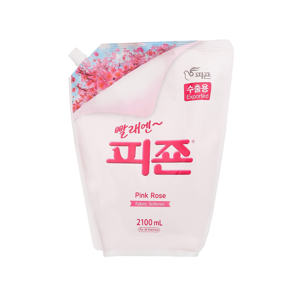Nước xả vải cho bé Pigeon hương hoa hồng túi 2.1 lít
