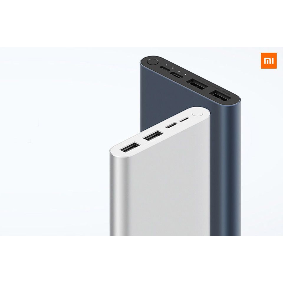 Cục Sạc Dự Phòng - Pin Sạc Dự Phòng Xiaomi gen 3 10000mAh - Sạc thường - Chuẩn dung lượng