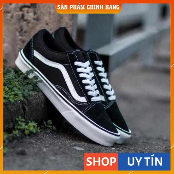 [ Hàng Cao Cấp] - Giày Thể Thao Old Skool Black + Red - Có Video Quay Thật