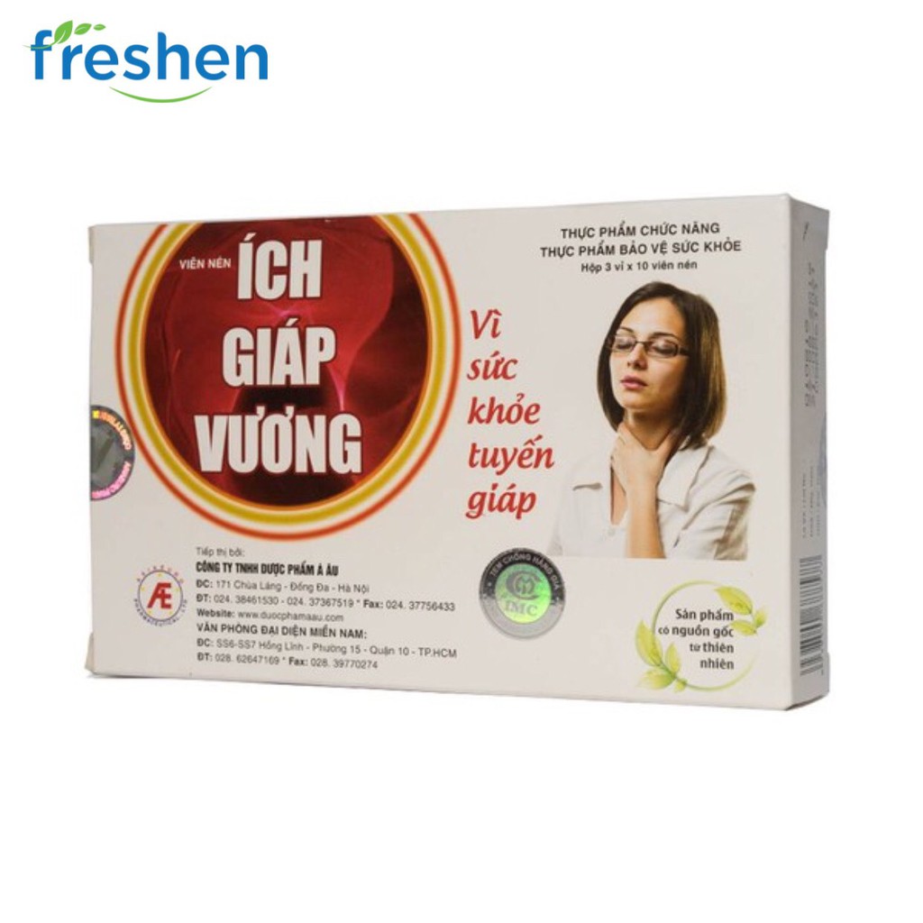 Ích giáp vương tăng cường sức khỏe tuyến Giáp ( Mua 6 hộp tặng 1 hộp )