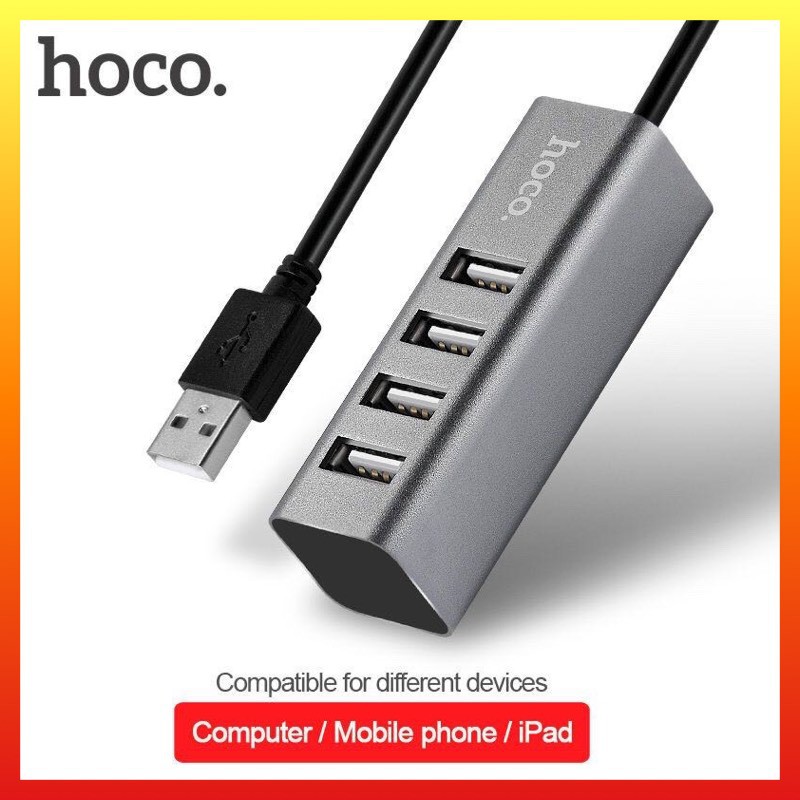 HUB Chia USB 4 Cổng Hoco HB1 Chính Hãng Màu Ngẫu Nhiên