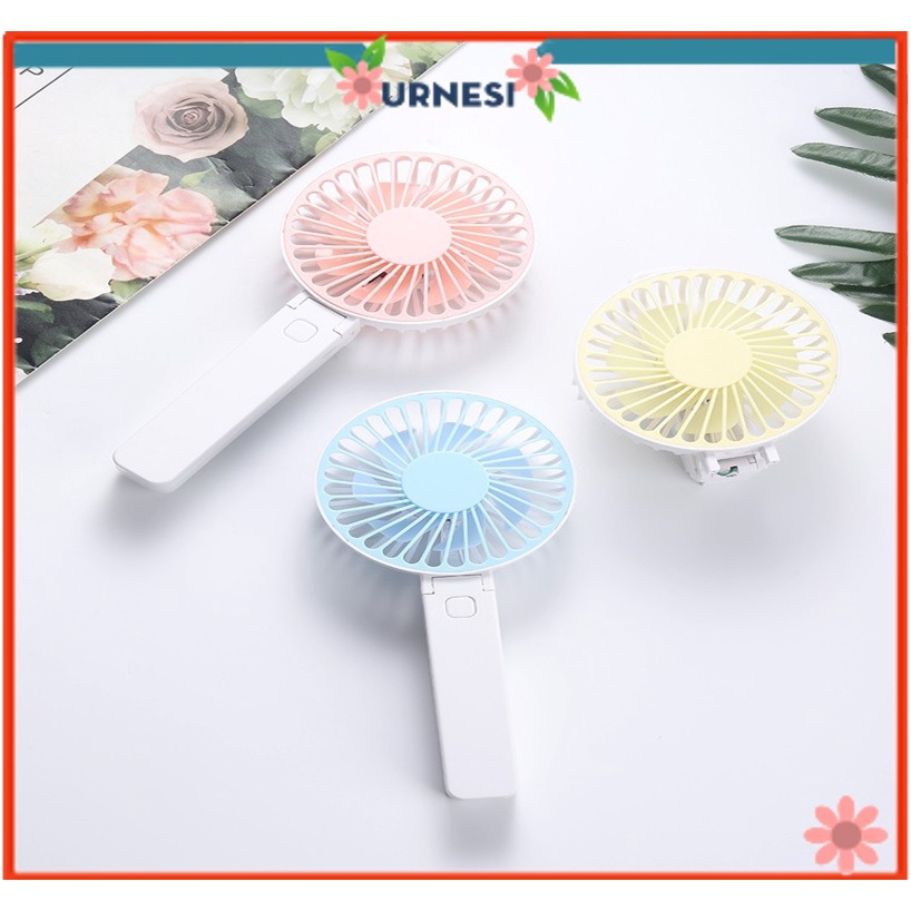 Quạt mini, quạt mini cầm tay đế để bàn 3 tốc độ gió quạt cho học sinh