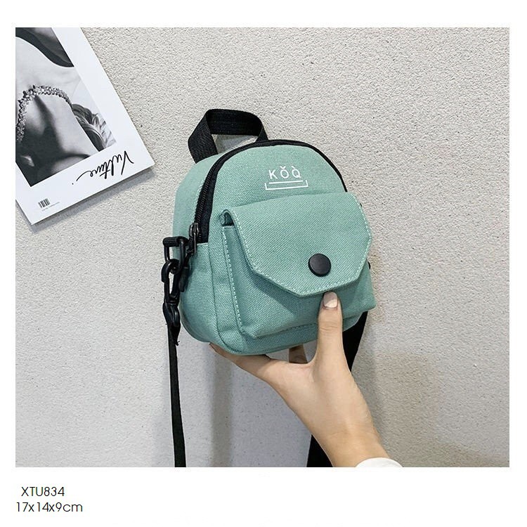 XTU834 Túi vải canvas nữ cute