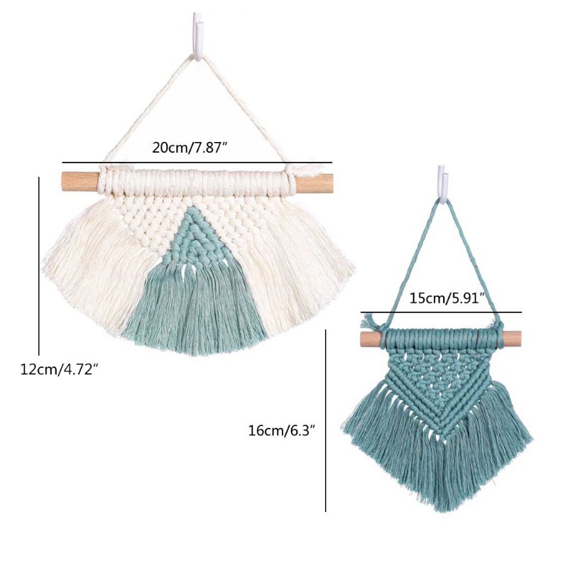 Thảm Dệt Treo Tường Trang Trí Phong Cách Bohemian