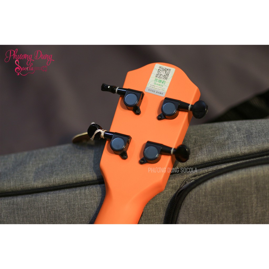 Đàn Ukulele Susanly Orange- size Concert 23inch - Gồm Full Phụ Kiện