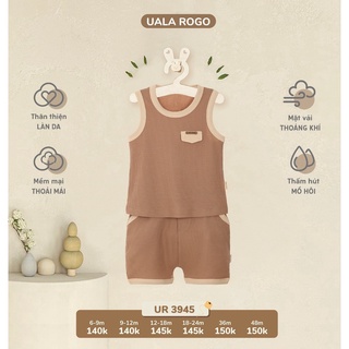 Bộ Ba Lỗ Thương Hiệu Ualarogo Đáng Yêu Cho Bé Trai
