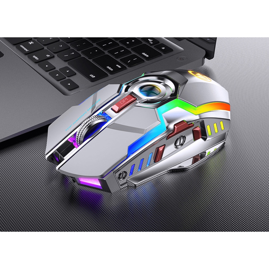 CHUỘT GAMING KHÔNG DÂY YINDIAO A5 LED RGB CHÍNH HÃNG