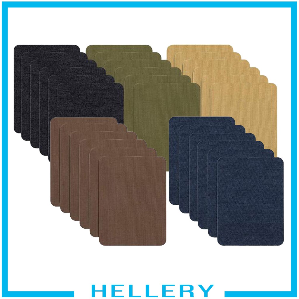 [HelleryVN] Miếng Dán Ủi Lên Áo Khoác Denim / Đầu Gối / Khuỷu Tay Bằng Cotton Sửa