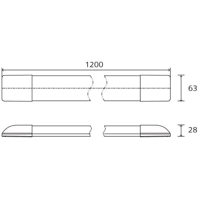 Đèn led bán nguyệt 36W Panasonic NNFC5009688/NNFC5009188