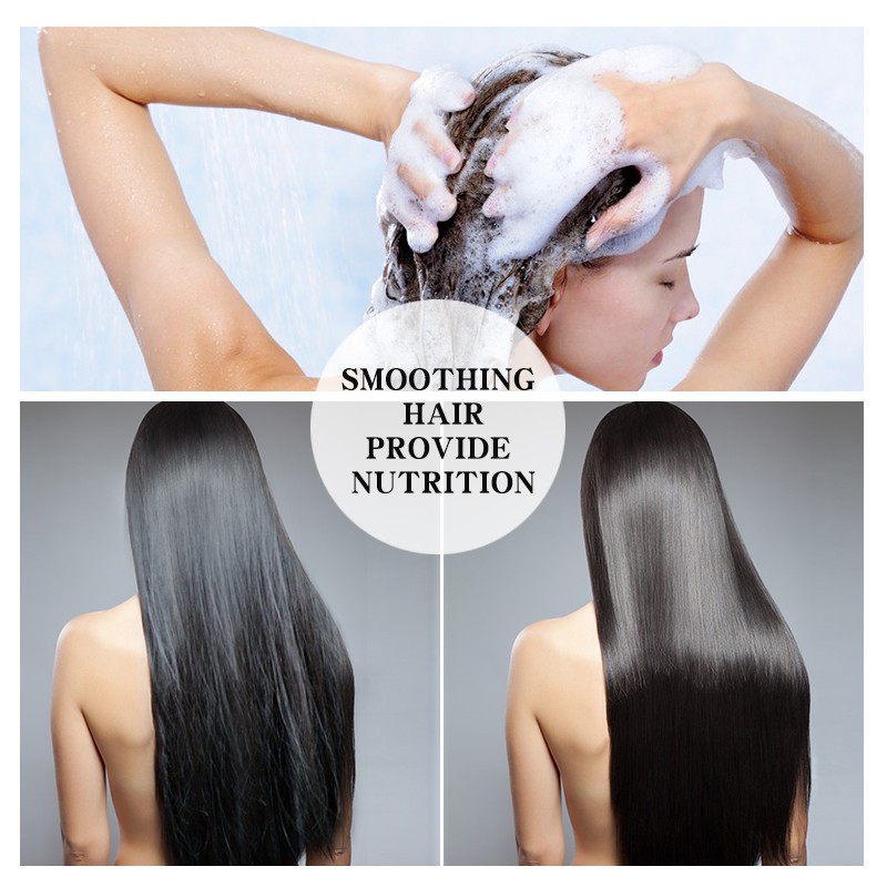 LIYAL'AN argan oil shampoo jojoba oil Castor Oil anti hair loss hair regrowth black shampoo(250ml)