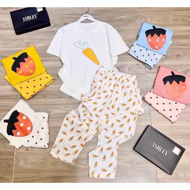 [SALE] Bộ ngủ dâu set đồ bộ [2020] | BigBuy360 - bigbuy360.vn