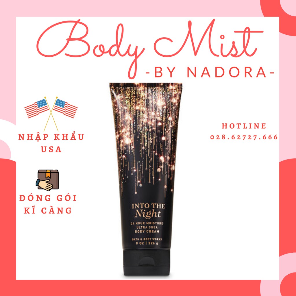 Kem Dưỡng Thể Bath & Body Works - Into The Night Body Cream
