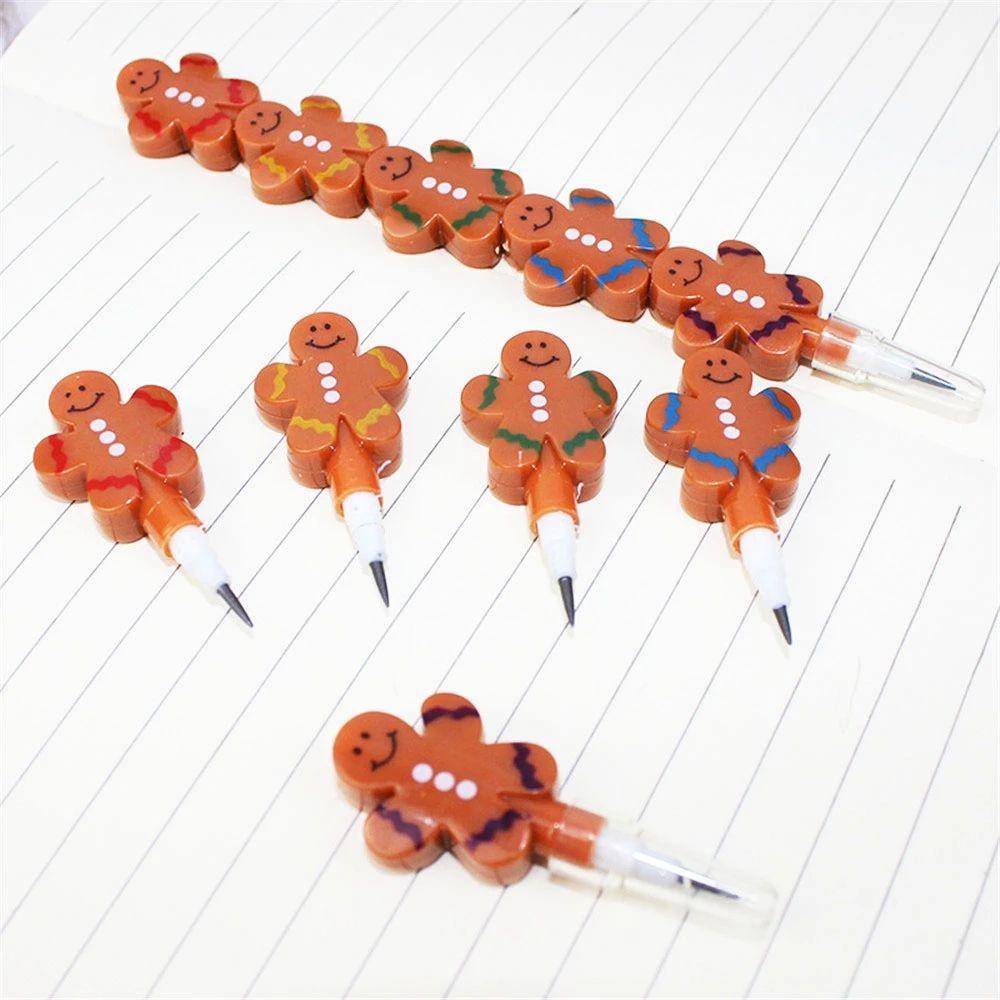 Bút Chì Có Nắp Hình Người Tuyết Giáng Sinh Dành Cho Học Sinh / Văn Phòng