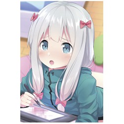 [Giấy xịn] Set 8 tấm tranh poster to A3 Eromanga Sensei anime áp phích siêu chất