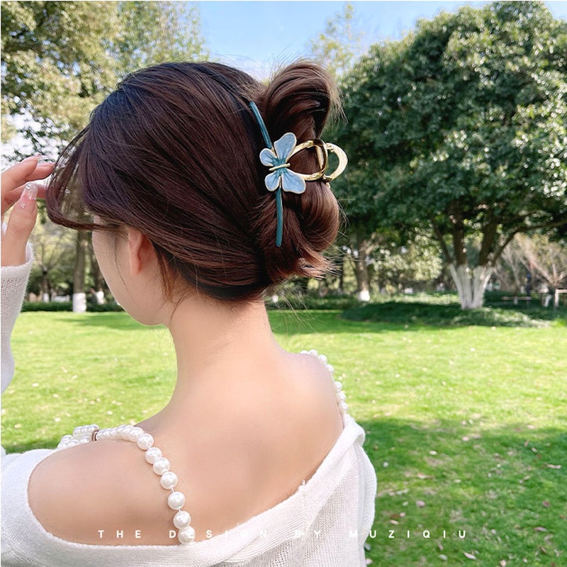 Kẹp Tóc Hình Bướm Phong Cách Hàn Quốc Thời Trang Cho Nữ