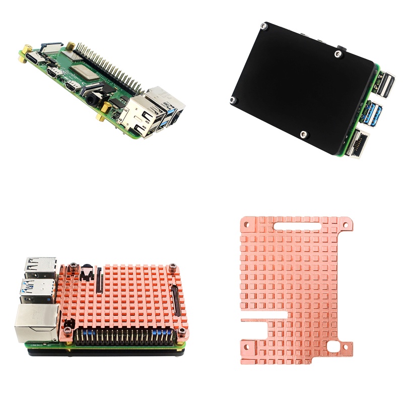 Bộ Tản Nhiệt Bằng Đồng Cho Raspberry Pi 4B