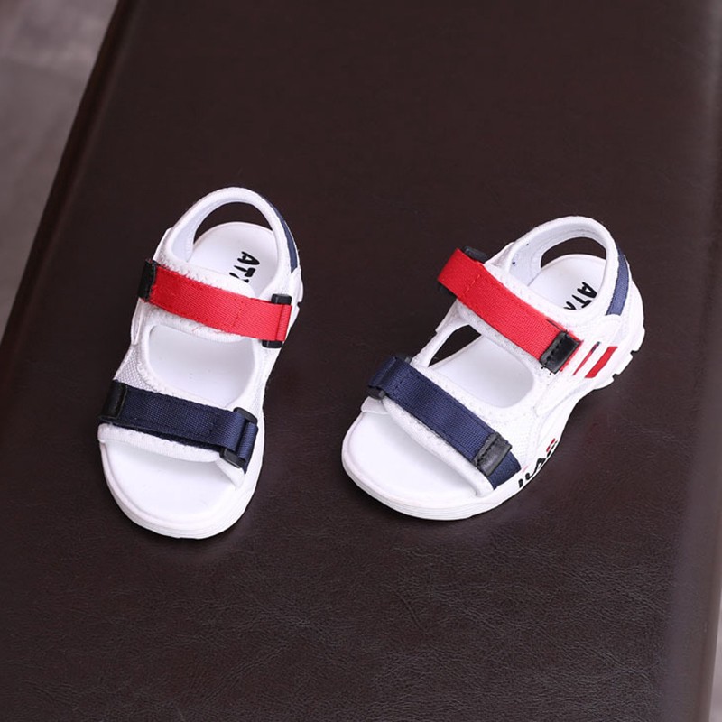 Giày sandal khóa dán năng động cho bé