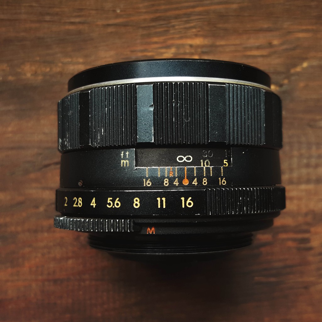 Ống kính Super Takumar 55mm f2 ngàm m42