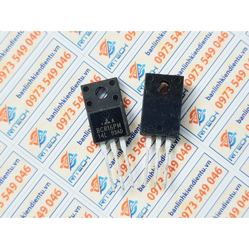 [Combo 2 chiếc] BCR16PM-14L BCR16PM Triac 700V 16A TO-220F