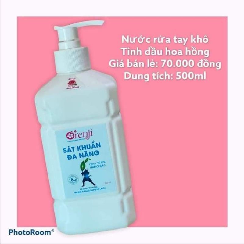 Nước Rửa Tay Khô, Dung Dịch Rửa Tay, Sát Khuẩn Orenji 500ml - Chứng Nhận Tiêu Chuẩn | BigBuy360 - bigbuy360.vn