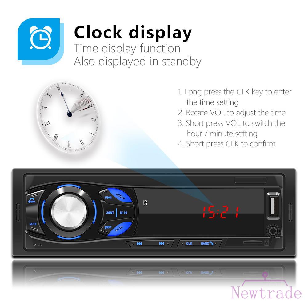 Đầu Máy Nghe Nhạc Mp3 Fm Radio 1 Din Cho Xe Hơi