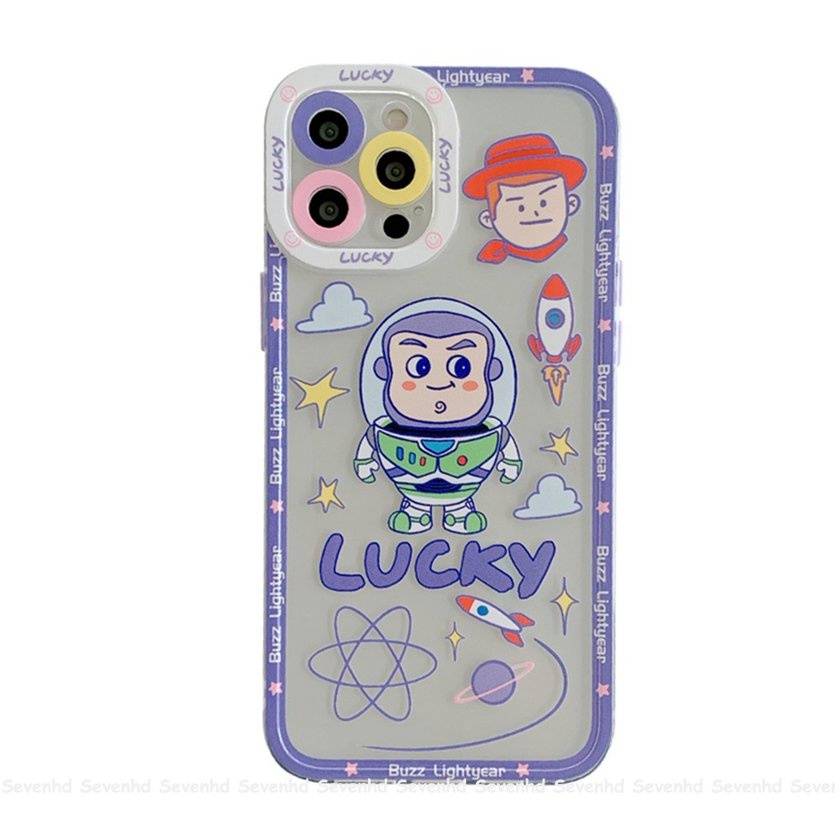 Ốp Điện Thoại Họa Tiết Hoạt Hình Buzz Lightyear Cho iPhone 14 13 12 11 Pro Max SE2020 X XR Xs Max 7 8 6 6s Plus