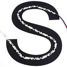 Led zigzac uốn chữ