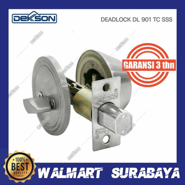 Bộ Khóa Cửa Dành Cho Xe Promoooo DEADLOCK Dekson DL 901 TC SSS