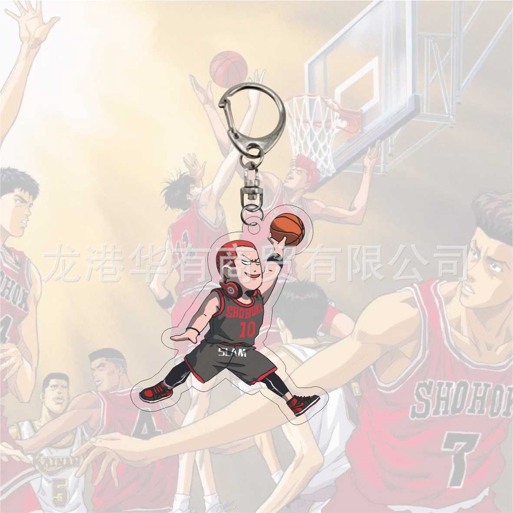 Mới Móc Khóa Nhựa Acrylic Hình Nhân Vật Anime Slam Dunk