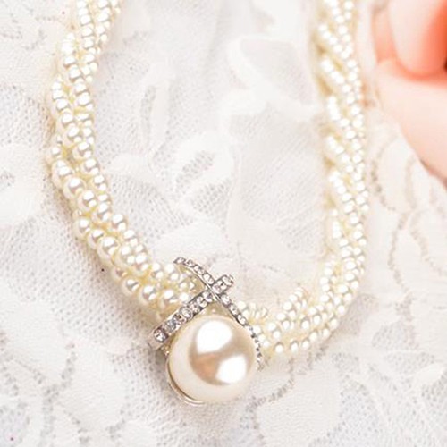 Vòng Cổ Ngọc Trai Nhân Tạo Thời Trang Dành Cho Nữ