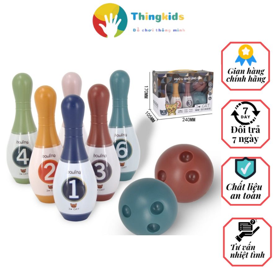 Đồ chơi Bowling cho bé, đồ chơi vận động cho trẻ - Thingkids