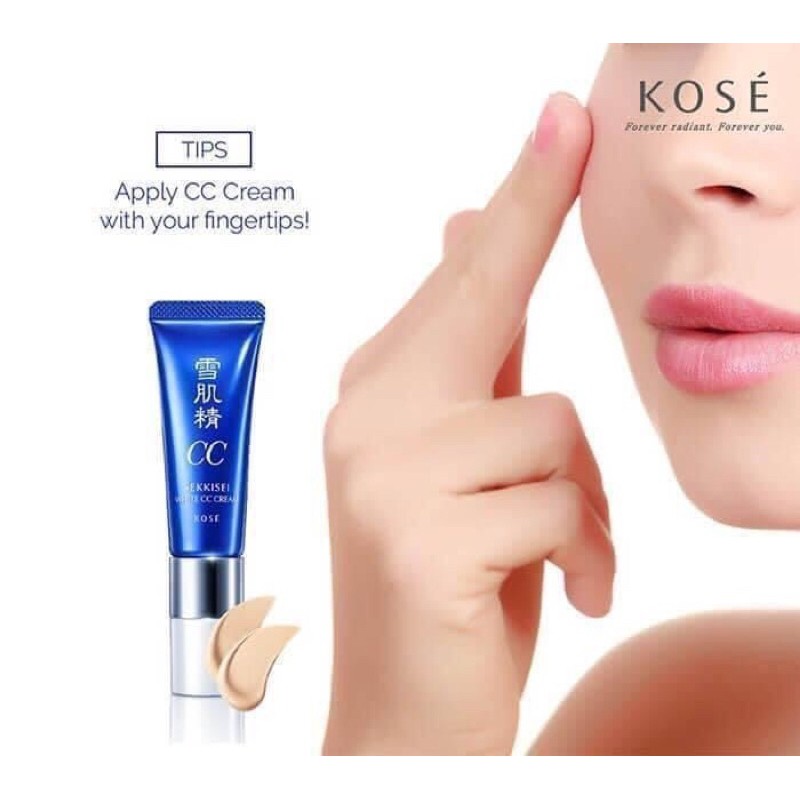 kem nền cc kose sekkisei white crem