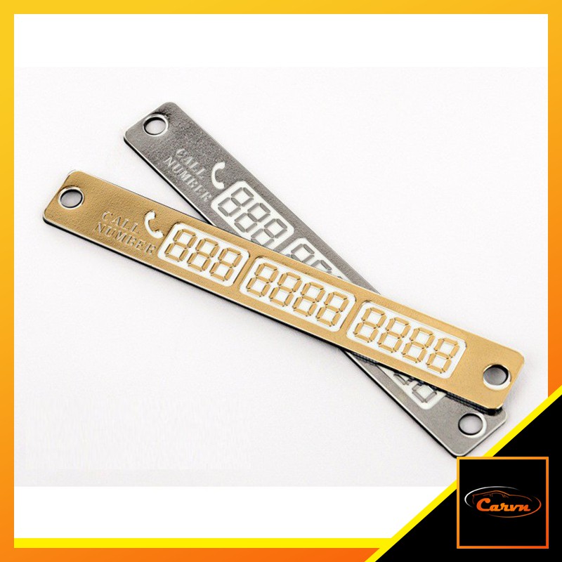 Thanh ghi số điện thoại hít cửa kính ô tô phản quang dạng số điện tử thanh lịch, tiện ích | BigBuy360 - bigbuy360.vn