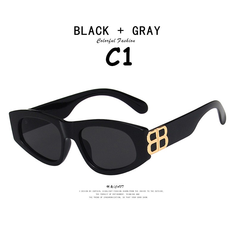 Kính mát mắt mèo thời trang retro cá tính cho nam nữ