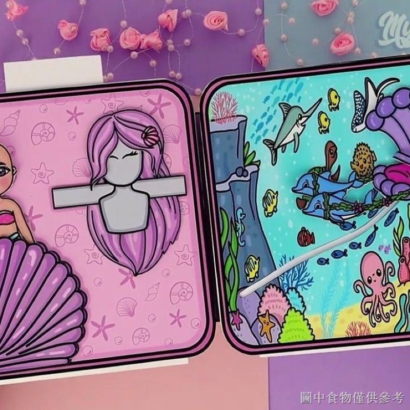 BÚP BÊ GIẤY NÀNG TIÊN CÁ NHỎ