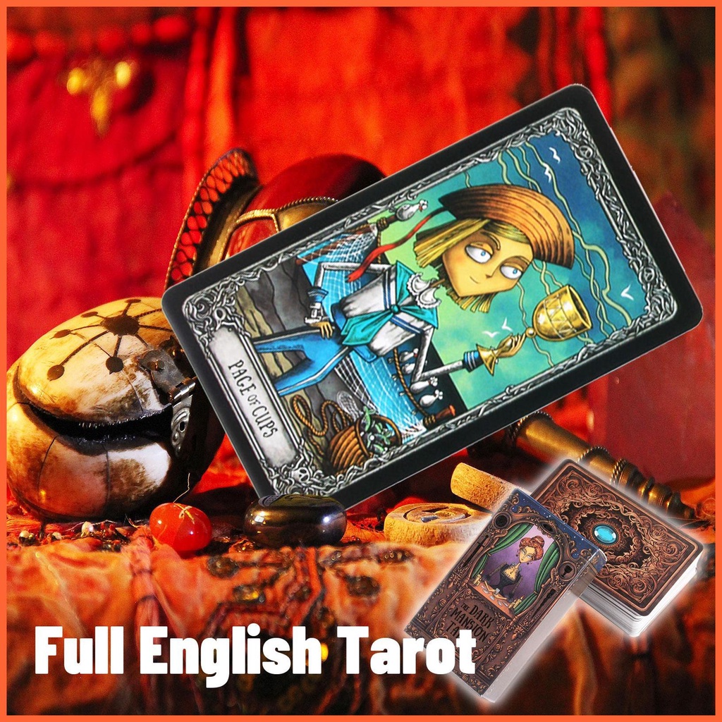Bộ Bài Tarot Tiếng Anh Màu Đen Chất Lượng Cao