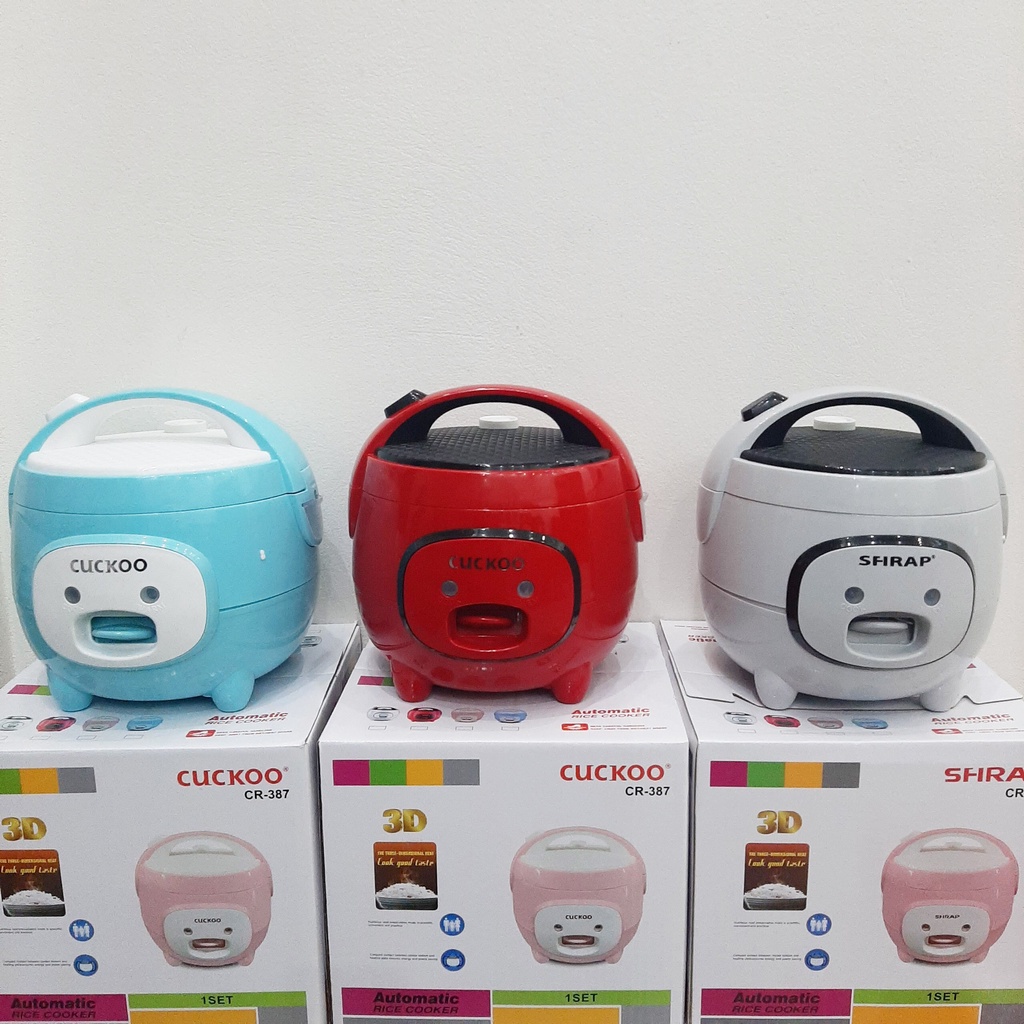 💥Nồi Cơm Điện mini CUCKOO CR387 Hàn Quốc - Dung tích 1L, kiểu dáng Con Lợn Siêu Đáng Yêu, BH 12 tháng