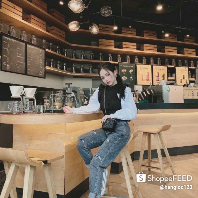 ÁO CHUN MỎNG MIX TAY SƠ MI