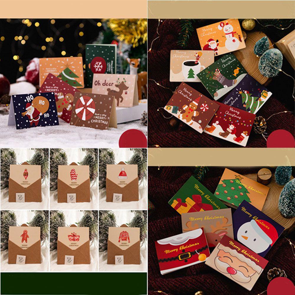 Set 6 Tấm Thiệp Chúc Mừng Trang Trí Không Khí