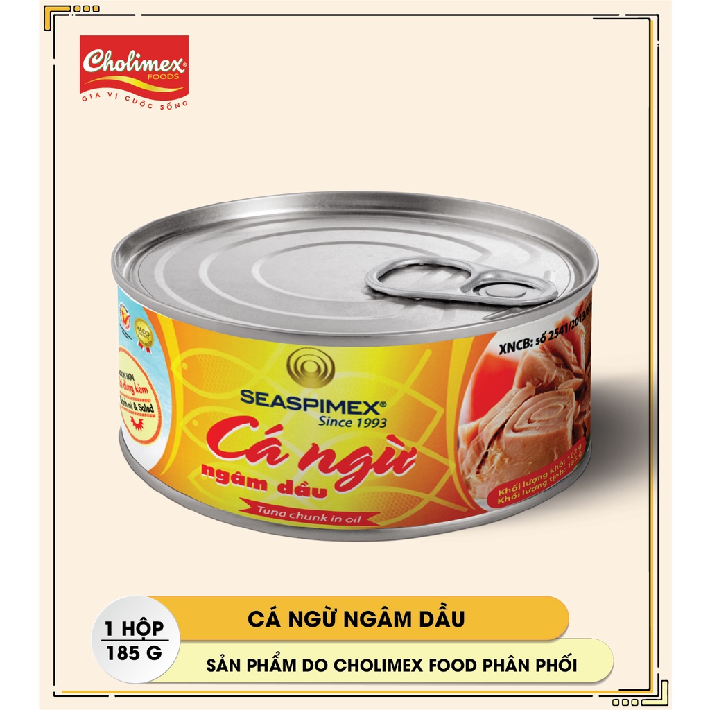 Cá ngừ ngâm dầu 185g