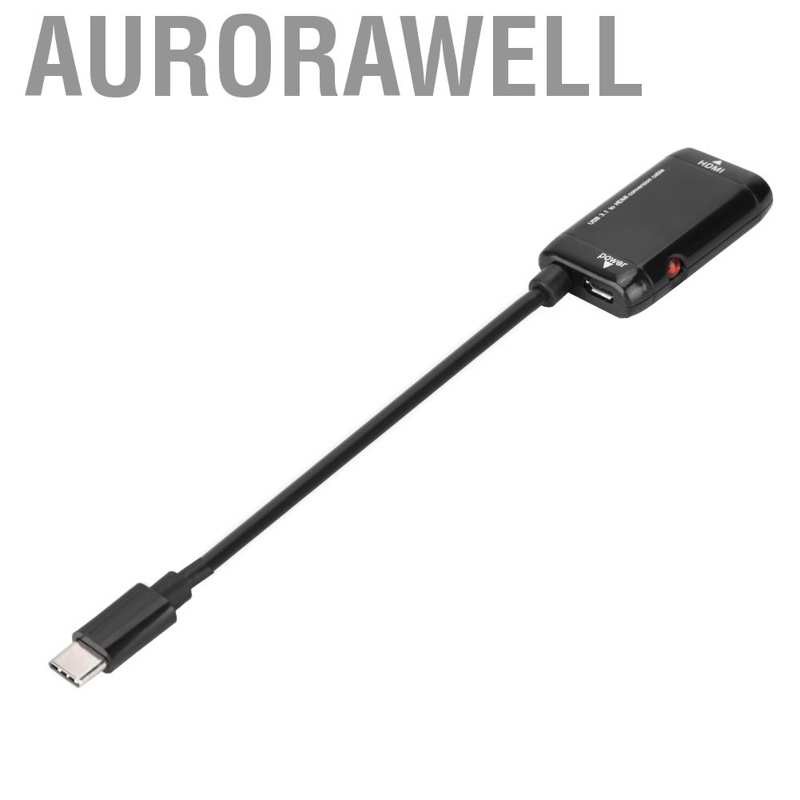 ANDROID Cáp Chuyển Đổi Aurorawell Usb-C Type C Sang Hdmi Usb 3.1 Mhl Cho Android Phone Tablet