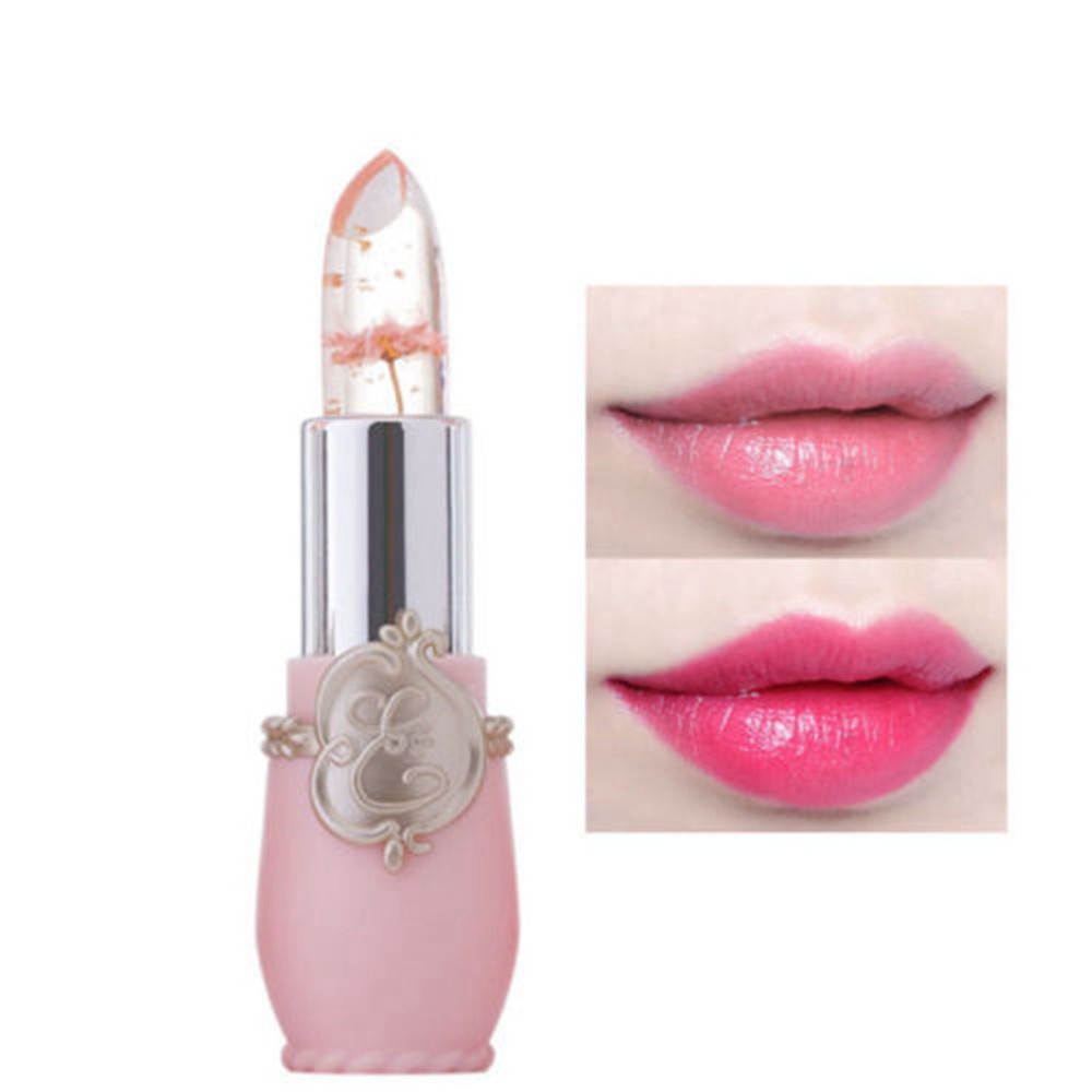 JUNE Hot Flower Lipstick Long Lasting|Jelly Lip Balm Gloss Magic Makeup Moisturizer Temperature Color Changing