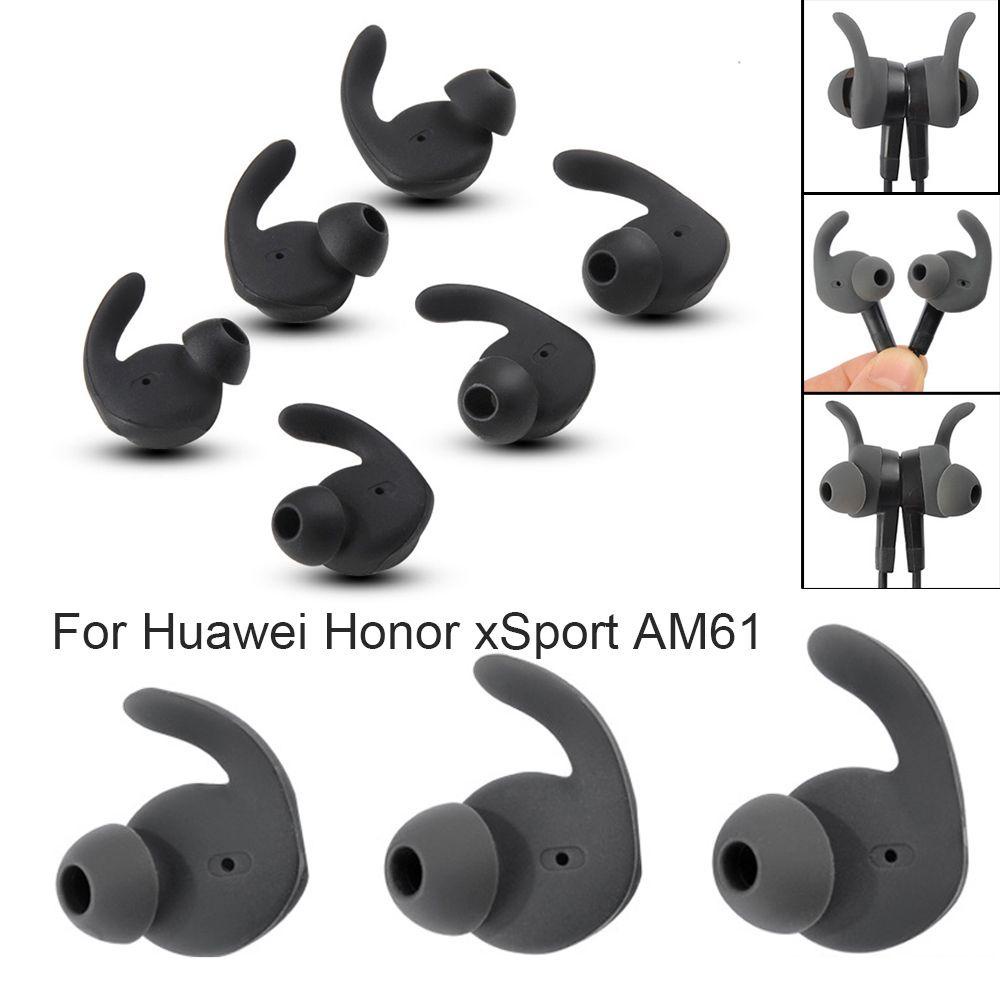 MYRONGVN Set 3 Cặp Nút Tai Nghe Bằng Silicon Mềm Chống Bụi Cho Huawei Honor xSport AM61