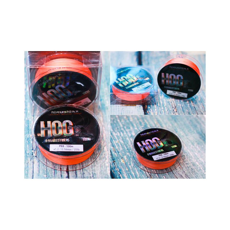 Dây pe Hog OR câu cá siêu bền chính hãng Hirushima HKN Fishing