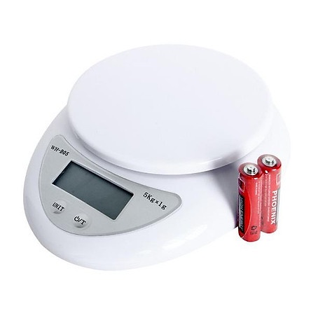 Cân Điện Tử Nhà Bếp Mini để bàn 5Kg-1G màng hình led độ chính xác cao - cân tiểu ly mini,cân làm bánh