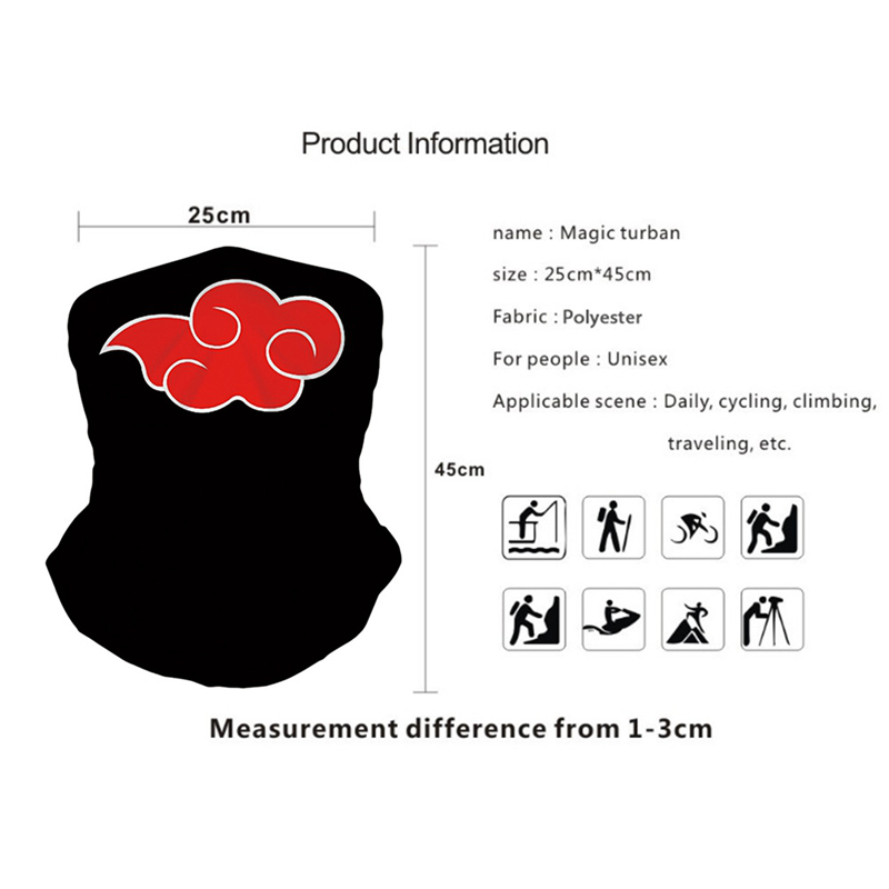 Khẩu Trang Chống Nắng Đa Năng In Hình Naruto 3d Cho Nam Nữ | BigBuy360 - bigbuy360.vn