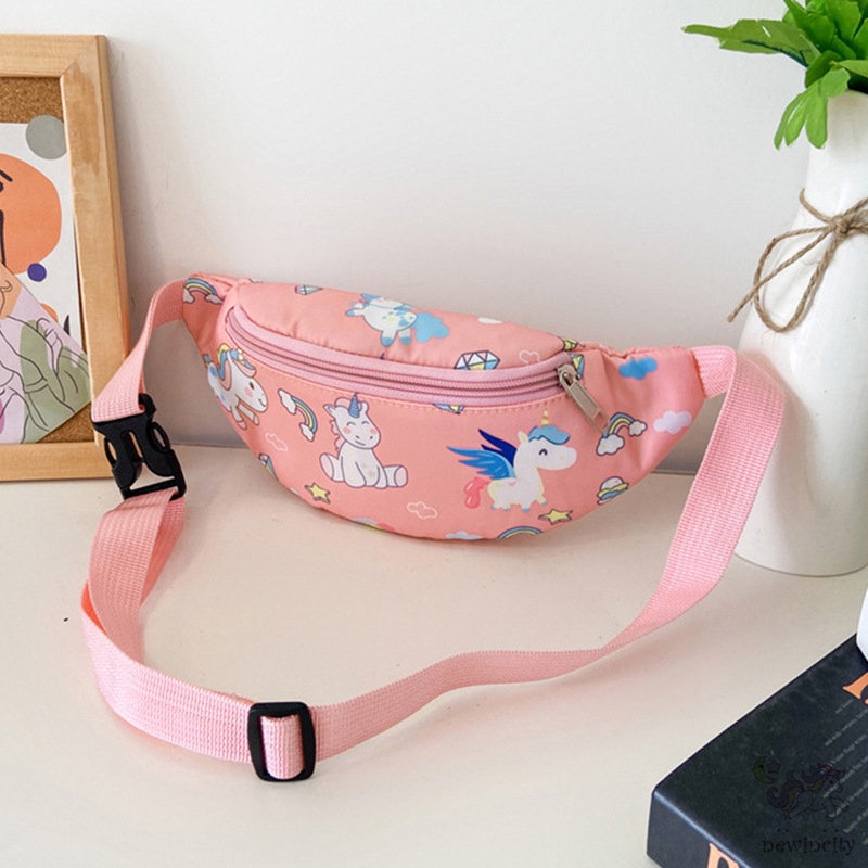 Túi Đeo Chéo Ngực Kiểu Hoạt Hình Hàn Quốc Dễ Thương Cho Bé