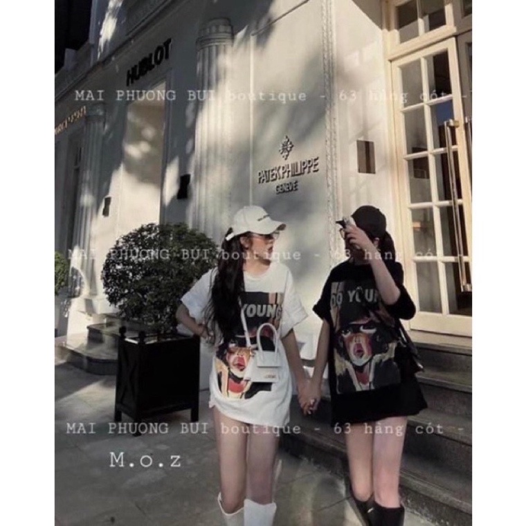 Áo Phông Cô Gái Chữ Too Young