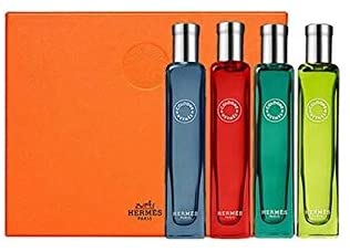SASA ❤  HERMES (Hàng Mới Về) Set Hộp Quà Tặng Đựng Nước Hoa 15ml X4 Hương Bưởi Xanh Lá | BigBuy360 - bigbuy360.vn